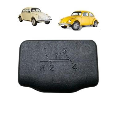 Imagem de Tampa Capa Frontal do Cinzeiro Fusca Itamar Preto - Clauplast