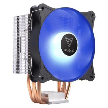 Imagem de Cooler FAN Gamdias Boreas E1-410 120mm LED Azul - Preto