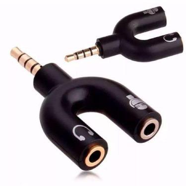 Imagem de Adaptador P2 Divisor  para fone microfone, P3 Macho X Jack P2 Femea - 