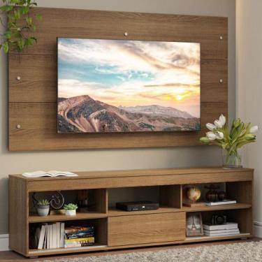 Imagem de Rack com Painel para TV até 65 Polegadas Rustic Orlando Madesa, Rustic