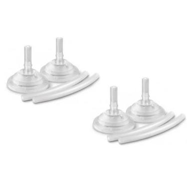 Imagem de Kit 4 Canudos E Válvulas Avent Para Copos Dinossauro - Philips