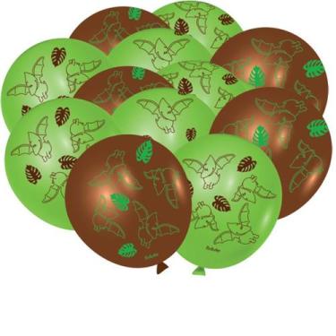 Imagem de 25 Balões Bexigas 9pol Dino Baby decoração festas - festcolor