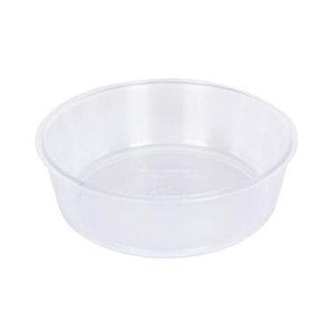 Imagem de Tigela Jel Plast Pet Piu Redonda Cristal para Pássaros - Tamanho G - J