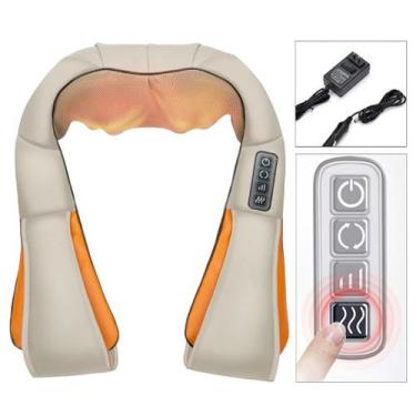 Imagem de massageador 3d infravermelho calor amassar volta massageador massagem 