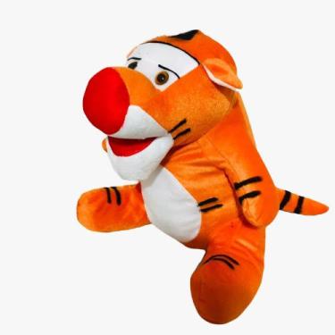 Imagem de Tigre De Pelúcia Macia 45 Cm - Turma Do Urso Puff - R.B VARIEDADES