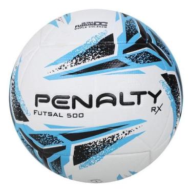 Imagem de Bola Penalty Futsal Futebol De Salão Rx500 XXI, UNICO, Azul
