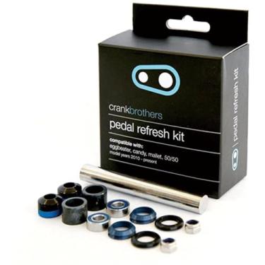 Imagem de Crankbrothers Kit de Pedal de Bicicleta Plano Preto - Pedal de Bicicleta - Compatível com: todos os batedores, doces, marretas, 5050S - 16051 anos 2010-presente