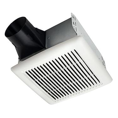 Imagem de Broan-NuTone Ventilador de exaustor A110 Broan Invent Series ENERGY STAR certificado de velocidade única, instalação lateral do quarto de teto, 3.0 Sones, 110 CFM, branco