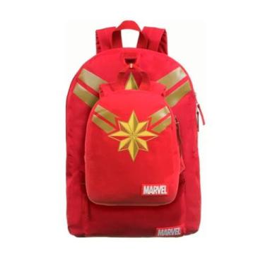 Imagem de Mochilas Capitã Marvel 2 Un Conjunto M E P Infantil Juvenil - Dermiwil