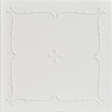 Imagem de A La Maison Ceilings R05 Spring Buds Foam Glue-up Teto Azulejo (21,6 m²/estojo), pacote com 8, pomba branca