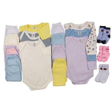 Imagem de Kit C/17 Peças Roupas De Bebê Maternidade Enxoval  - Batutinhas Baby, 