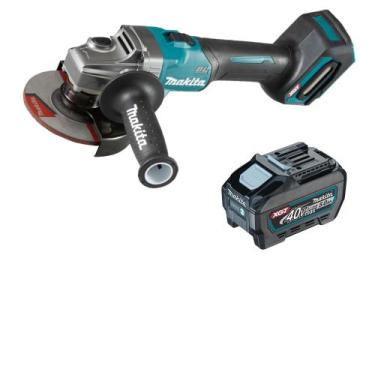 Imagem de Esmerilhadeira Ang 5" 40v XGT GA008 Bateria 5.0Ah Makita