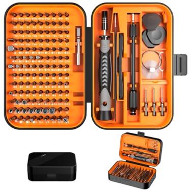 Imagem de Conjunto de chaves de fenda de precisão 150 em 1, conjunto de chaves de fenda pequenas de gama completa de 120 bits, kit de ferramentas de reparo magnético para campainha, laptop, interruptor, PS5,