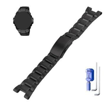Imagem de MMBAY Pulseiras de relógio de aço inoxidável GST-B100 de 26 mm adequadas para Casio G-STEEL G-Shock GST-210 400G GST-B100 GST-W100 W110 W300 GST-S100 S100D S110D S300 pulseira mental de substituição