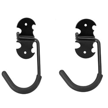 Imagem de Kit 2 Suporte Parede Bicicletario Gancho Dobravel Bicicleta
