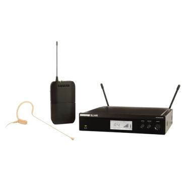 Imagem de Shure BLX14R/MX53 Sistema de microfone sem fio com fone de ouvido MX153 Microfone Headworn