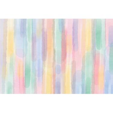 Imagem de Painel de Lona Aquarela Fundo Colorida - Fabrika de Festa, 100x070cm