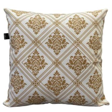 Imagem de Almofada Estampada Damask 40x40cm Ráfia - FASTLAR