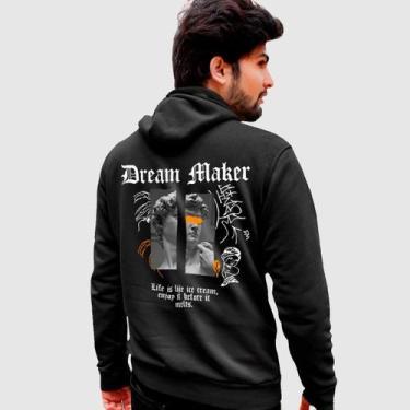 Imagem de Blusa Moletom Genuine Grit Masculina Estampada Algodão 30.1 Dream Make