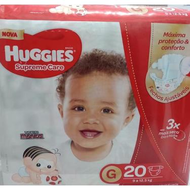Imagem de Fralda Huggies Supreme Care Turma da Monica Tamanho G com 20 Fraldas