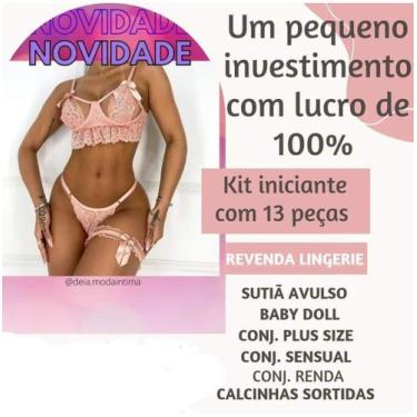 Imagem de Kit Revenda Lingerie Iniciante com 13 peças - MDJ
