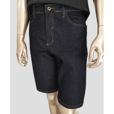 Imagem de Short jeans azul marinho, para trabalho - KAERU, 44