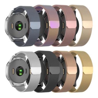 Imagem de Pulseiras em Aço/Inox NSmart compatíveis com Garmin vivoactive 3s / 4S