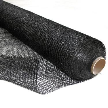 Imagem de Tela Sombrite Raschel 35% 3X6m Preta Para Proteção e Sombreamento de E