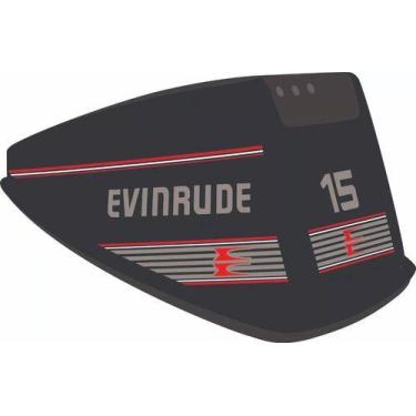 Imagem de Kit Adesivo Faixa Motor De Popa Envirude 15 Hp 89 A 92 - SPTS