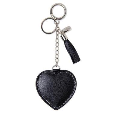 Imagem de Chaveiro couro amor preto - CELLWAY