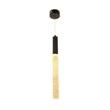 Imagem de Pendente Led Bolhas Preto Cabeceira de Cama Mesa Balcão Bancada Quarto