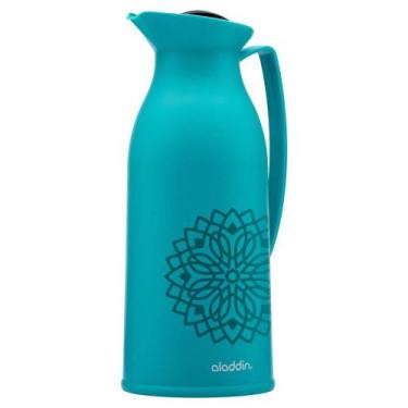 Imagem de Garrafa Térmica Futura Relevo - 750ml - Aladdin, Ciano