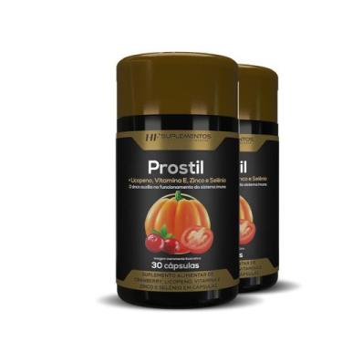 Imagem de 2x PROSTIL OLEO SEMENTE DE ABOBORA 30CAPS HF SUPLEMENTOS