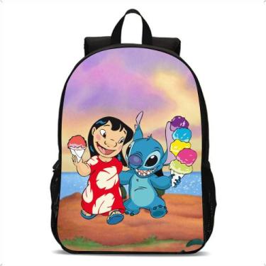 Imagem de Mochila Escolar Infantil Lilo Stitch Bolsa De Costas - Broome, Sti09
