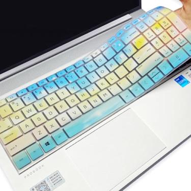 Imagem de YongMai Capas de silicone para teclado para laptops HP de 17,3 polegadas, 17z-cp000 17z-cp100 17-cp0025cl 17-cp0001ds 17-cp1035cl 17-cp1747nr 17-cp1797nr 17t-cn0000 17 -cn0097nr 17-cn1063cl