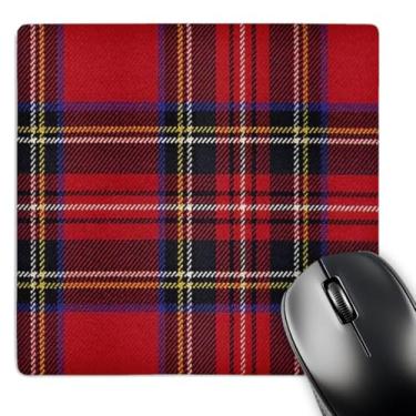 Imagem de 3dRose Mouse pad LLC 20 x 20 x 0,63 cm, xadrez vermelho N azul (mp_56169_1)