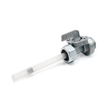 Imagem de uxcell Interruptor de válvula universal de metal para motocicleta, scooter, óleo, gás, tanque de combustível