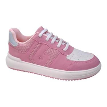 Imagem de Tênis Infantil Bibi B College Rosa Matte/Branco (Rosa Matte/Branco, BR, Criança de 9 a 12 anos, Numérico, G, 37)