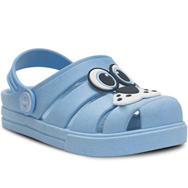 Imagem de Sandalia Babuche Menino Nº 19 Ao 28 Moda Infantil Masculino 12.75 (Azul, BR, Criança de 1 a 3 anos, Numérico, 24)