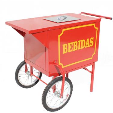 Imagem de Carrinho de bebidas com isolamento térmico - Mod 4264