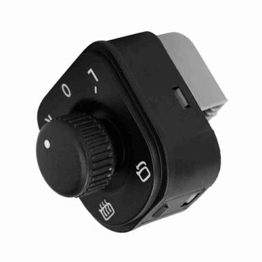 Imagem de Interruptor de Controle de Espelho de Alta Sensibilidade Fácil Controle Botão de Controle de Espelho Lateral para Montagem de Golfe MK5 MK6 B6 3C Conejo Com OE 1K0959565J