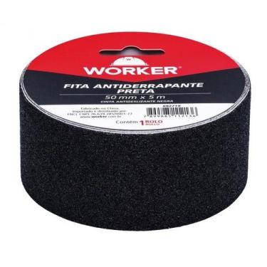 Imagem de Fita Antiderrapante 50mmx5m Preta - Worker