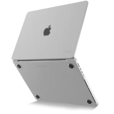 Imagem de Kuzy Capa rígida protetora para MacBook Pro de 14 polegadas 2025 2024 2023 2022 2021 M4 M3 M2 M1 Pro Max A3401 A3185 A3112 A2992 A2918 A2779 A2442 Capa - Antidedo Impressão - Acabamento fosco