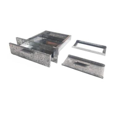 Imagem de Gaveta De Cinzas Para Churrasqueira Alvenaria - Galvanizada - INOX LAU