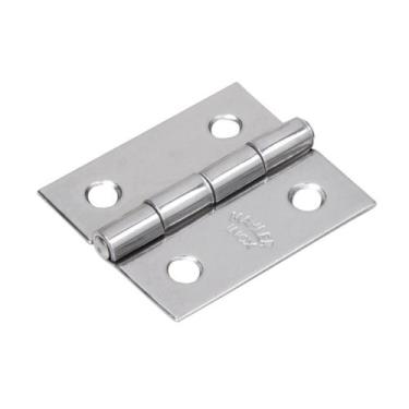 Imagem de Dobradiça Inox AISI 304 Com Pino Fixo Reforçada 38x34mm - MAHLER INOX