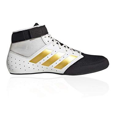 Imagem de adidas Tênis de luta masculino Mat Hog 2.0, Preto, 11.5