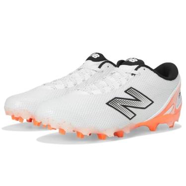 Imagem de New Balance Tênis masculino Freezelx V5 Low Lacrosse, Branco/Manga Quente/Preto, 44