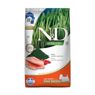 Imagem de Ração N&D Spirulina Para Cães Adultos Mini Tilapia 7kg