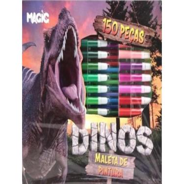 Imagem de Livro - Maleta De Pintura 150 Pecas - Dinos - MAGIC KIDS, 0, 36 x 30.5