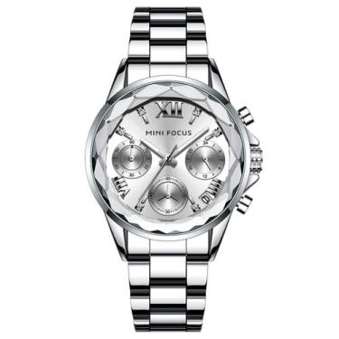 Imagem de Relógio Feminino Impermeável Quartzo de Aço Inoxidável  - MINIFOCUS, P